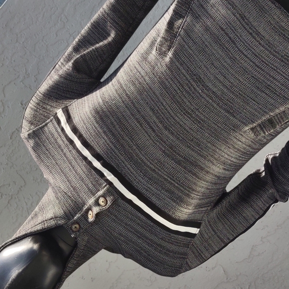 SIX LINCOLN New York Men's Cotton/Polyester Blend (3) Button Pull Over Hoodie - Picture 14 of 17